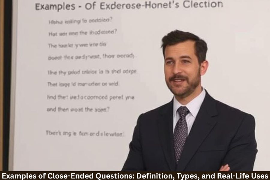 example of close ended